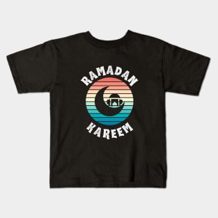 Happy Ramadan Kareem 2023 March Islam Religion Muslim Islamic Hijab Haj Eid Fitr June Cute Funny Sarcastic Introvert Happy Inspirational Motivational Kids T-Shirt